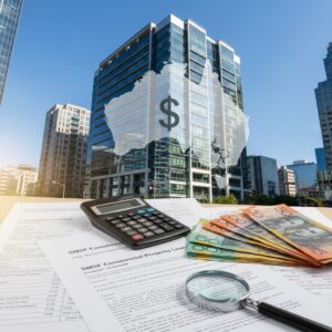 A detailed and professional visual representing SMSF commercial loans in Australia, emphasizing financial guidance, investment planning, and property financing. The image likely includes commercial properties, documents, charts, or consulting visuals, highlighting clarity and trust in lending services. Designed for educational and service-focused content, it illustrates how SMSF investors can apply for loans, evaluate interest rates, and manage repayments effectively. Suitable for blogs, service pages, and guides on Australian commercial property financing, the image supports users in understanding self-managed superannuation fund loans and enhances engagement with professional financial advice.